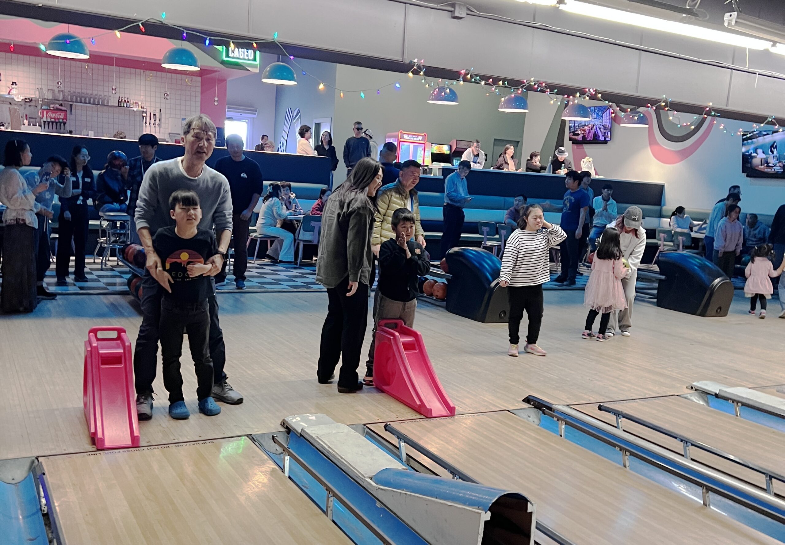 ANC_GM Family Bowling Time at the Montrose Bowl.